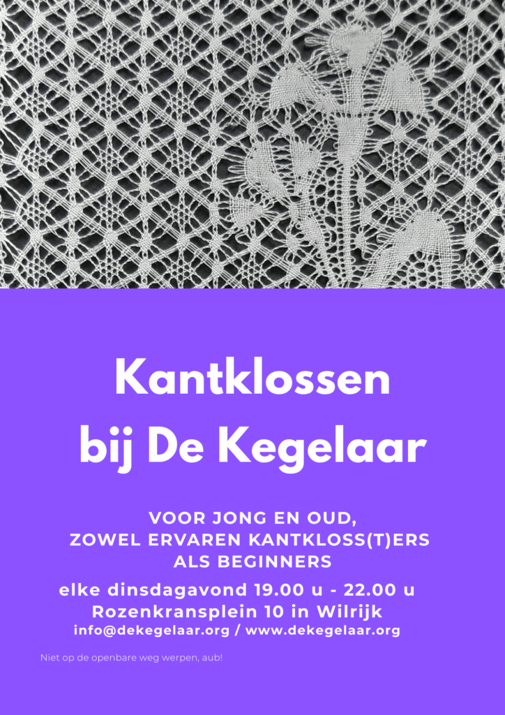 flyer kantklossen